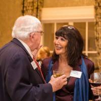 President Emeritus Don Lubbers talking with President-elect Philomena Mantella at Naples 2019